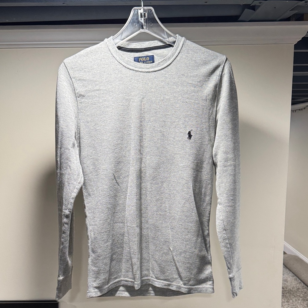 Polo by Ralph Lauren Heather Gray Long Sleeve Shirt